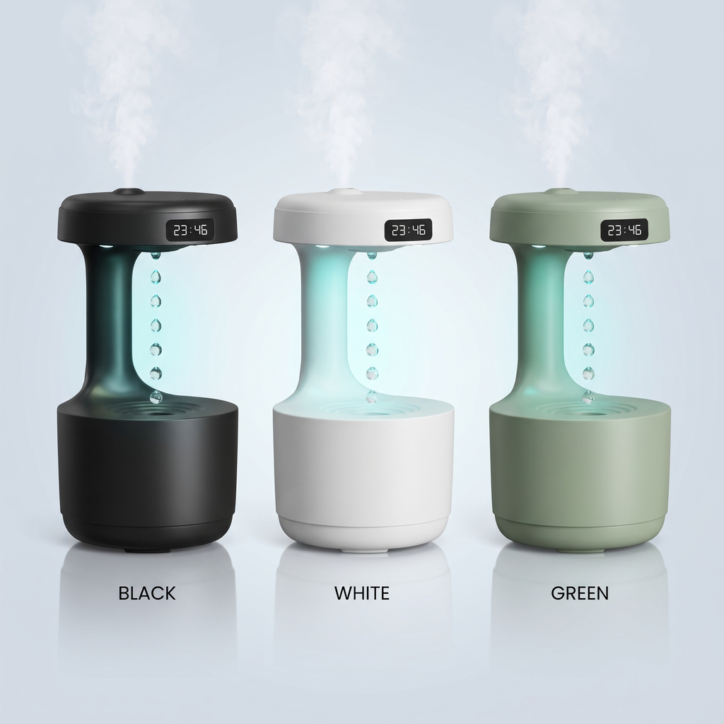 Anti-Gravity Humidifier — calmer air, mesmerizing mist
