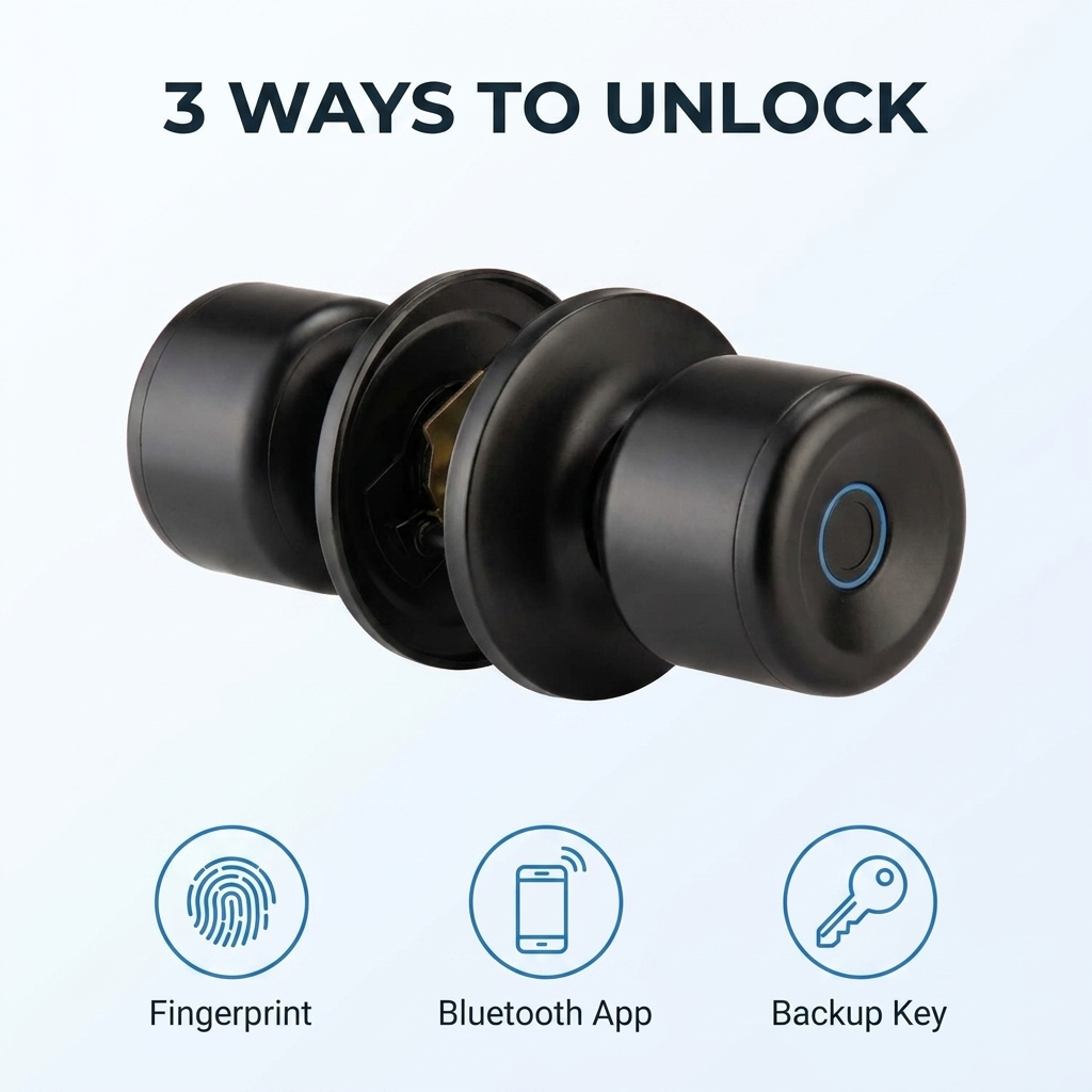 Keyless Fingerprint Lock — open with a touch