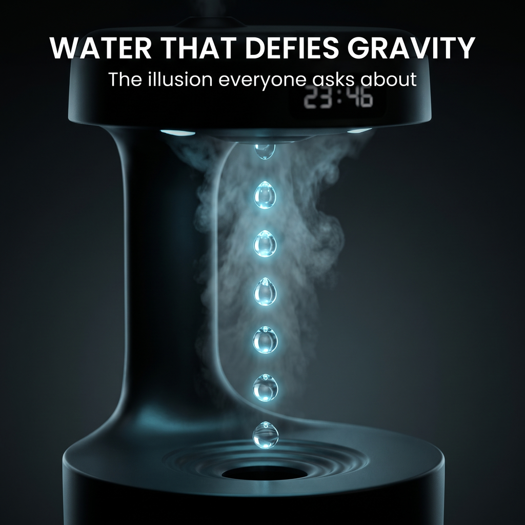Anti-Gravity Humidifier — calmer air, mesmerizing mist