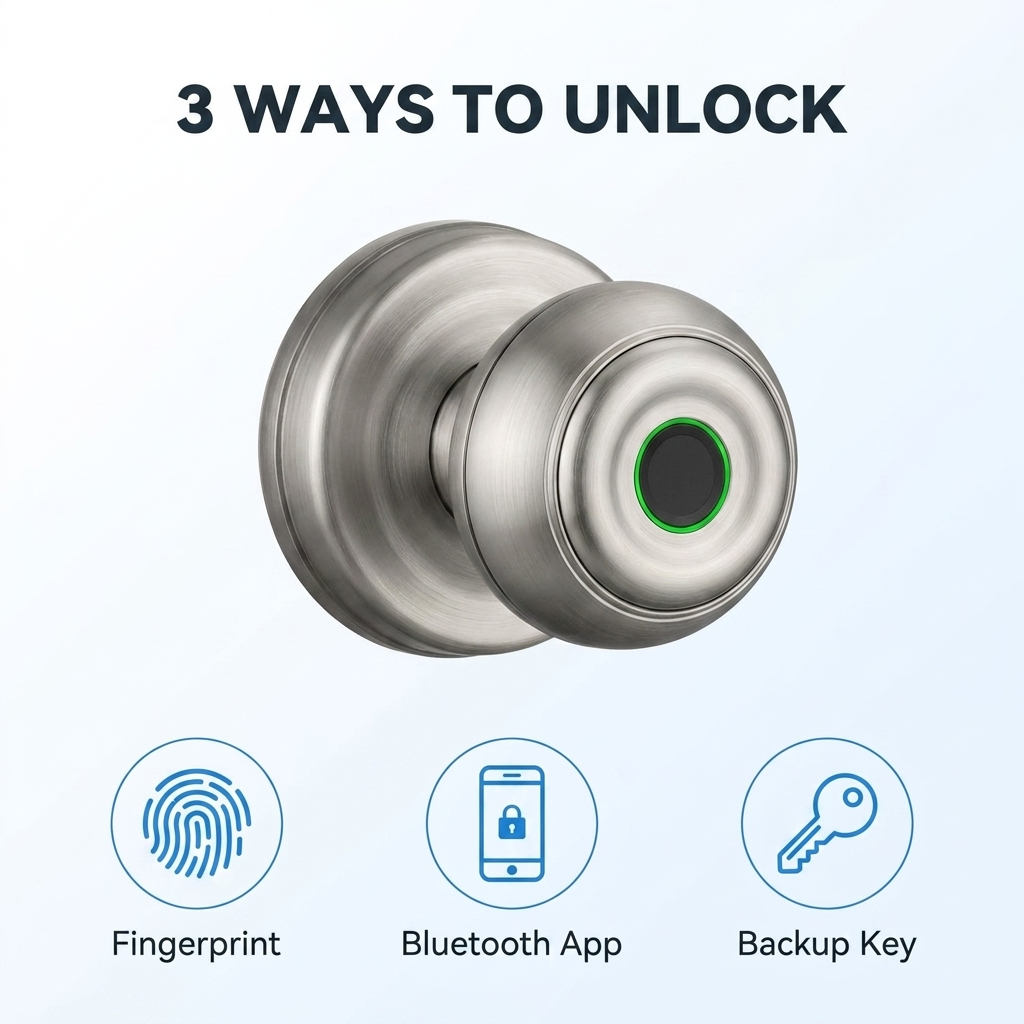 Keyless Fingerprint Lock — open with a touch